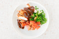 roast chicken gravy vegetables